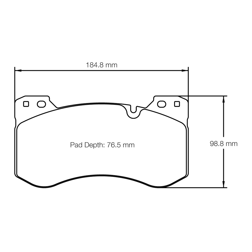 PAGID 8302-RSL29 Front Brake Pads for BMW M2 (G87) / M3 (G80) / M4 (G82) Iron Brakes Photo-2 