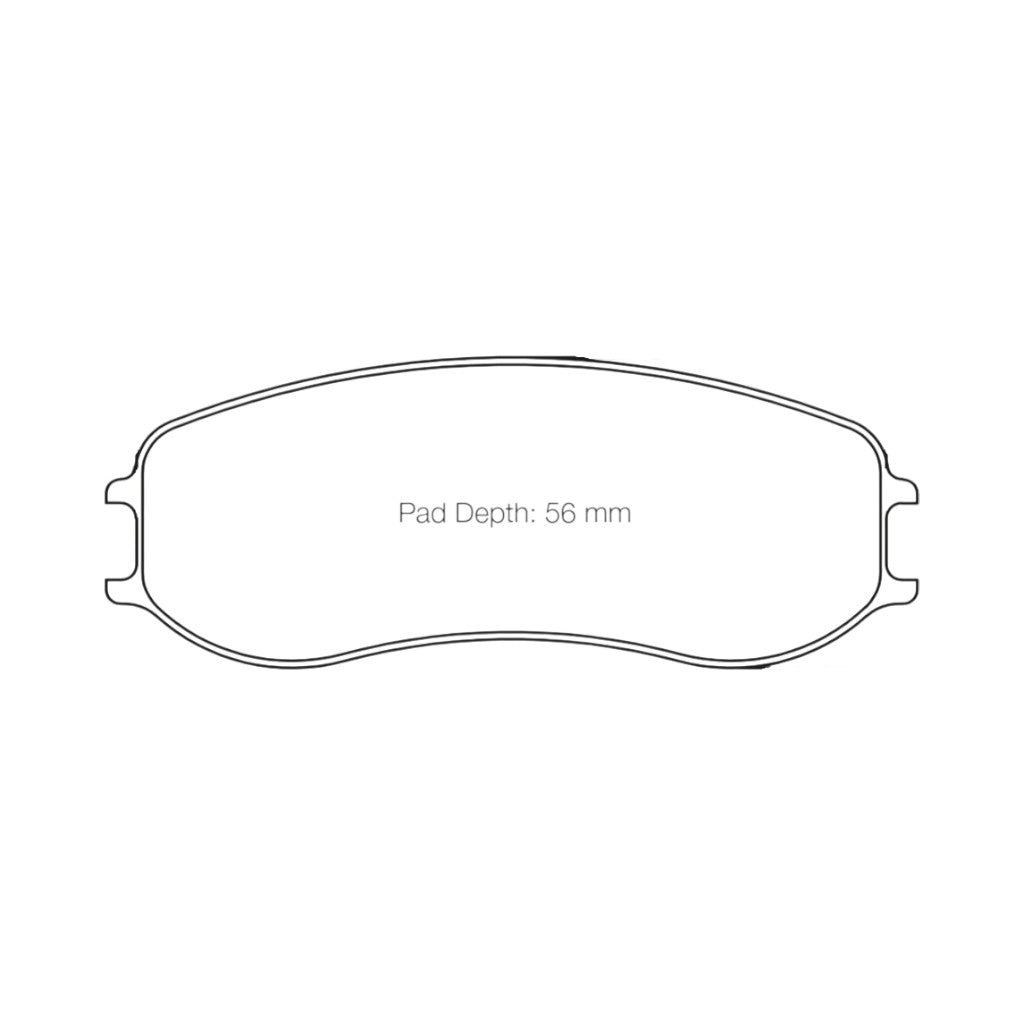 PAGID S4928-CUP01 Front Brake Pads for PORSCHE 991 GT3 Cup / Cayman GT4 Clubsport (PFC Brakes 28/26 mm) Photo-0 
