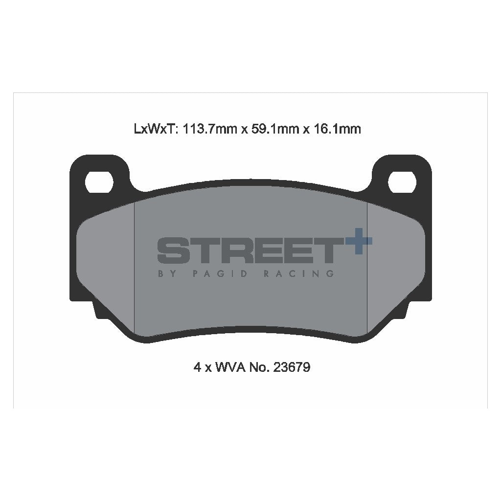 PAGID T8035SP2001 Front brake pads STREET+ for CATERHAM SEVEN (CF) / MG TF Photo-1 