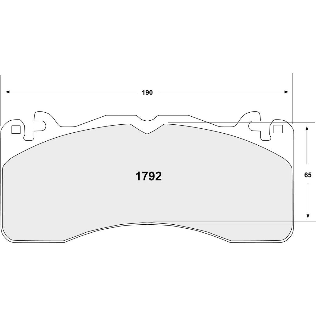 PFC 1792.68.16.64 Front Brake Pads for PORSCHE 718 Cayman GT4 / GT4RS (982) / AUDI RS6 (C7) (68 Compound, 16 mm) Photo-0 