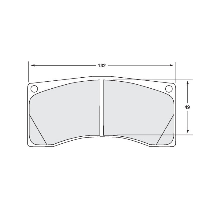 PFC 7700.333.16.44 Brake Pads Race 333 CMPD 16 mm for PORSCHE 911 GT3 R (992) 2023- Photo-1 