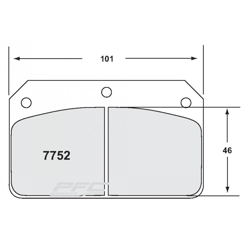 PFC 7752.19.12.04 Brake Pads Set (rear and front) RACE 99 CMPD 12 mm for RADICAL SR3 Photo-0 