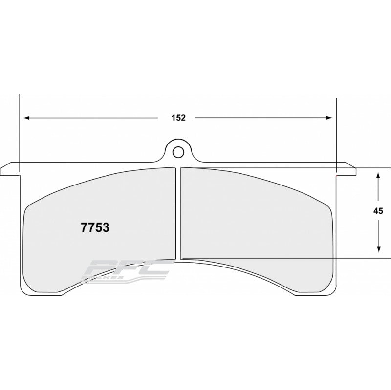 PFC 7753.13.21.44 Brake Pads Set RACE 13 CMPD 21 mm Photo-0 