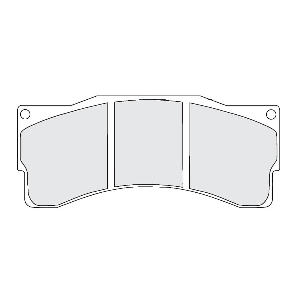 PFC 7778.331.25.44 Rear Brake Pads RACE 331 CMPD 25 mm for Caliper AP Racing CP9665 Photo-0 