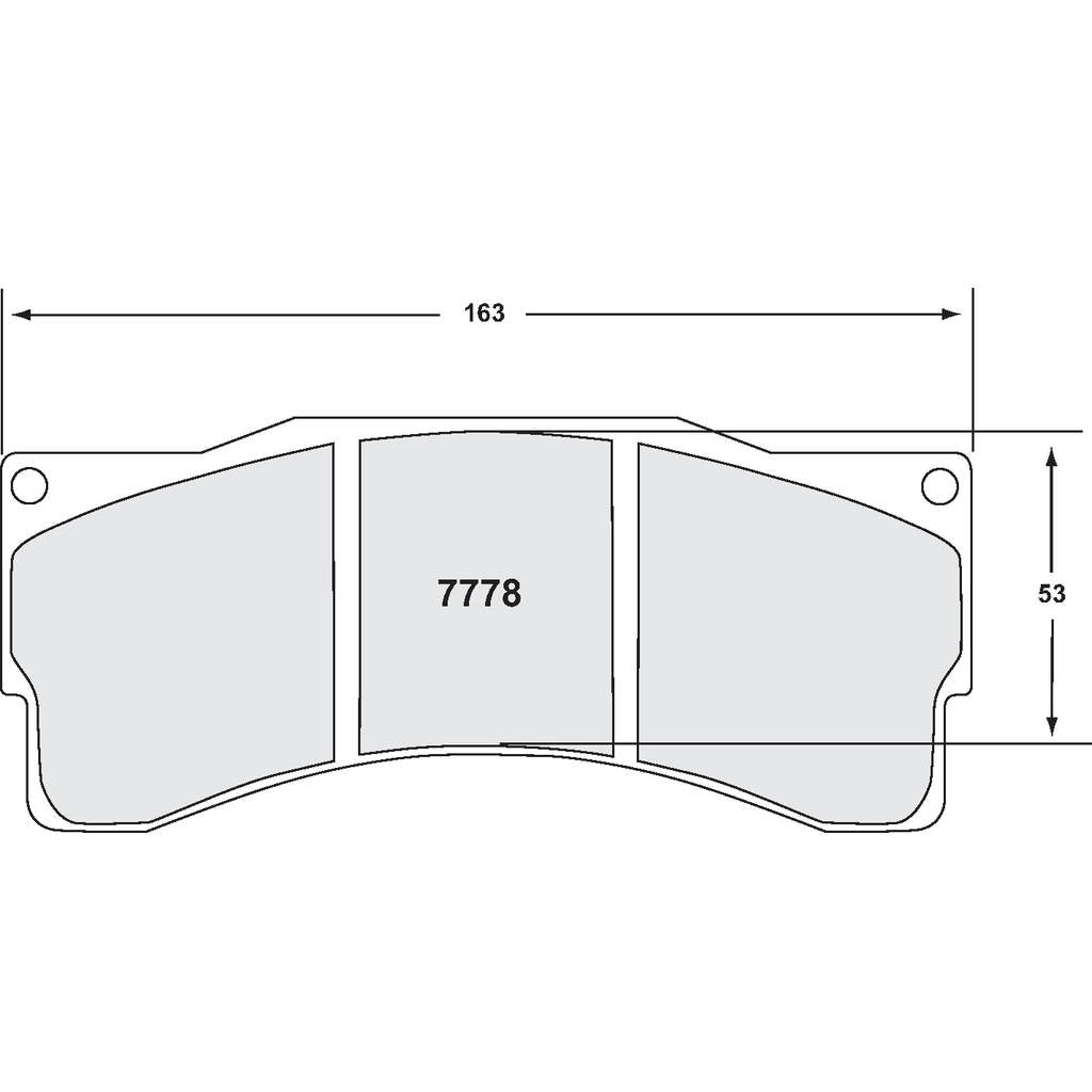 PFC 7778.68.25.64 Front Brake Pads for KTM X-Bow GT4 2020-2026 (68 Compound, 25 mm) Photo-0 