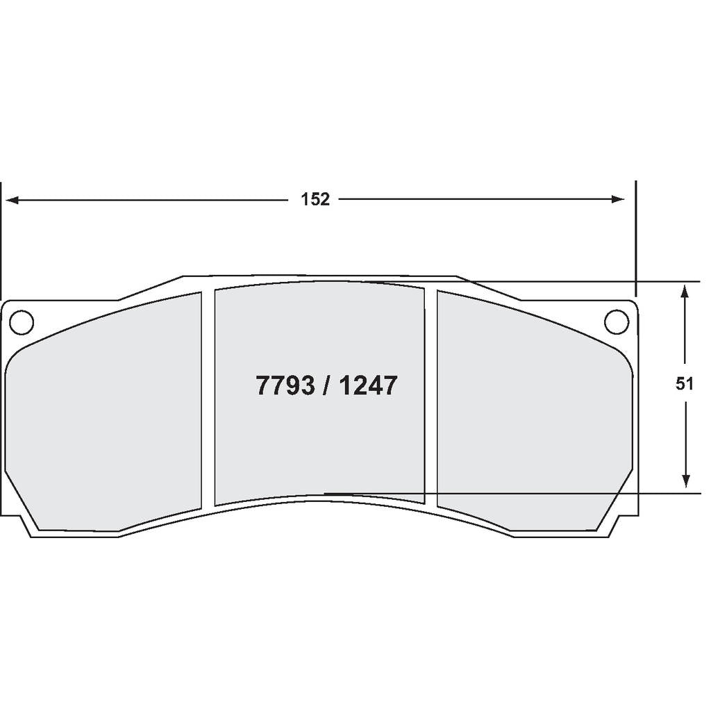 PFC 7793.68.18.64 Front Brake Pads for RENAULT Megane Trophy (Mk2) 2005-2013 (68 Compound, 18 mm) Photo-0 