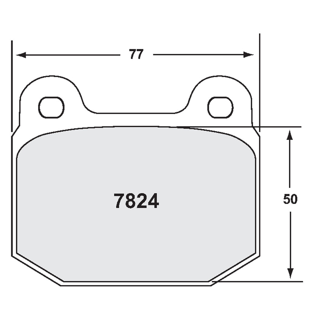 PFC 7824.08.15.44 Front Brake Pads RACE 08 CMPD for LOTUS Exige / Elise Photo-0 