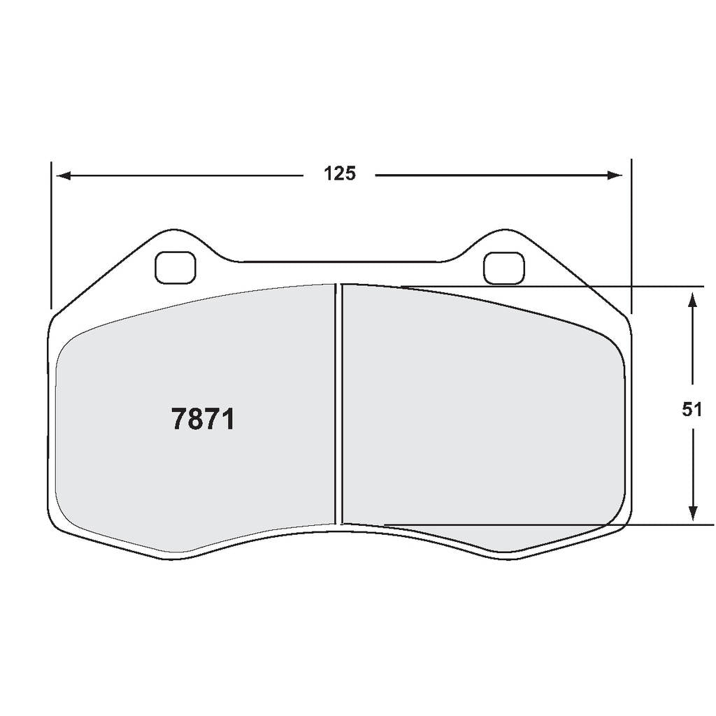 PFC 7871.68.13.64 Front Brake Pads for RENAULT Megane 2 2.0 Turbo RS (Mk2) (68 Compound, 16 mm) Photo-0 