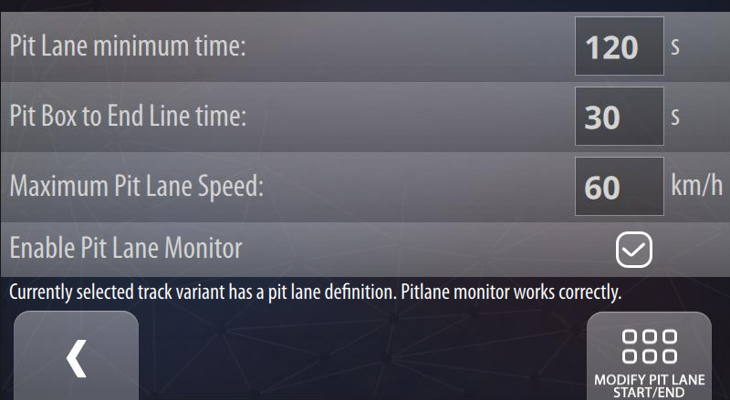 RN VISION P-ONE-MOD-PIT RN ONE Pit Lane Monitor Mode Photo-0 