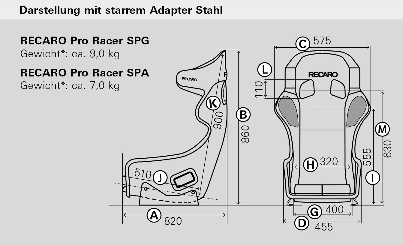 RECARO 071.36.0630 Pro Racer SPA HANS (FIA), Velour black Photo-3 