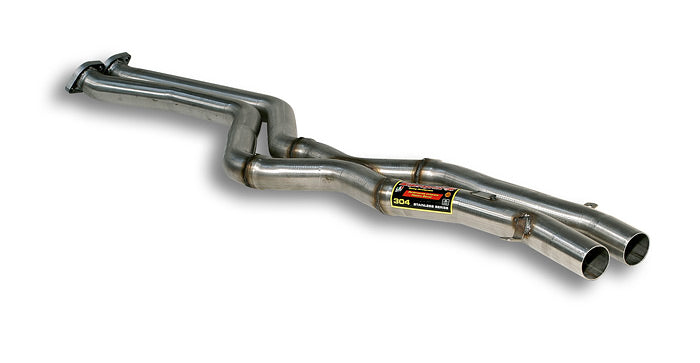 SUPERSPRINT 787412 Catless (de-cat) front pipes for BMW E46 330i Photo-0 