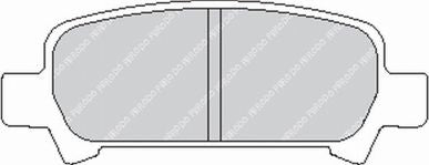FERODO FCP1333R Rear Brake Pads DS3000 for SUBARU Impreza (GC) / Legacy (BE / BH) / Outback (BL / BP) Photo-0 