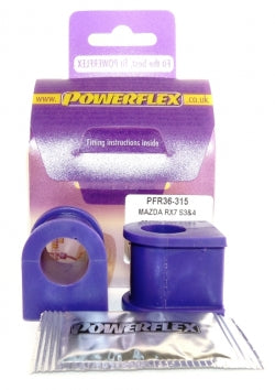 POWERFLEX PFR36-315 x2 Rear Anti Roll Bar Mounting Bushing (18mm) MAZDA RX7 (1993 - 1995) Photo-0 