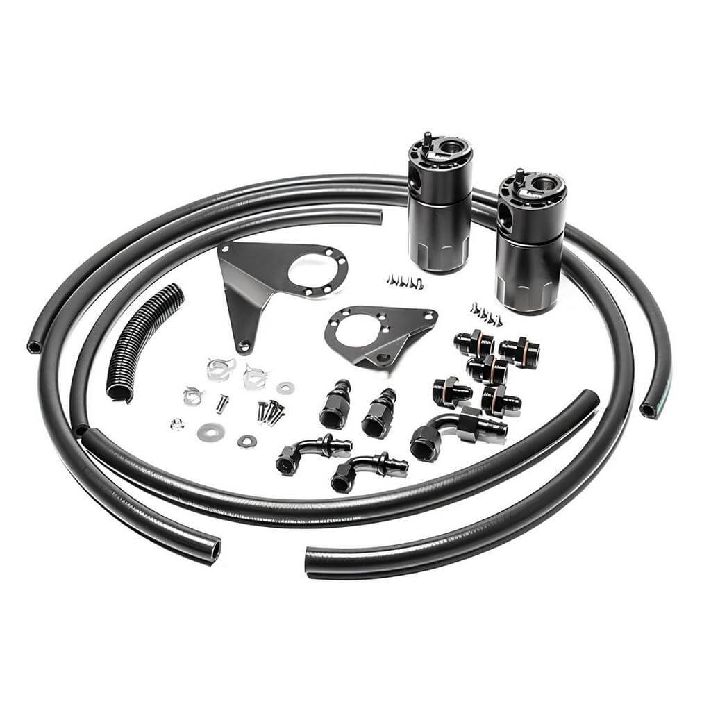 RADIUM 20-0105-FL Oil Catch Can Kit, PCV, Fluid Lock for MITSUBISHI EVO X Photo-0 
