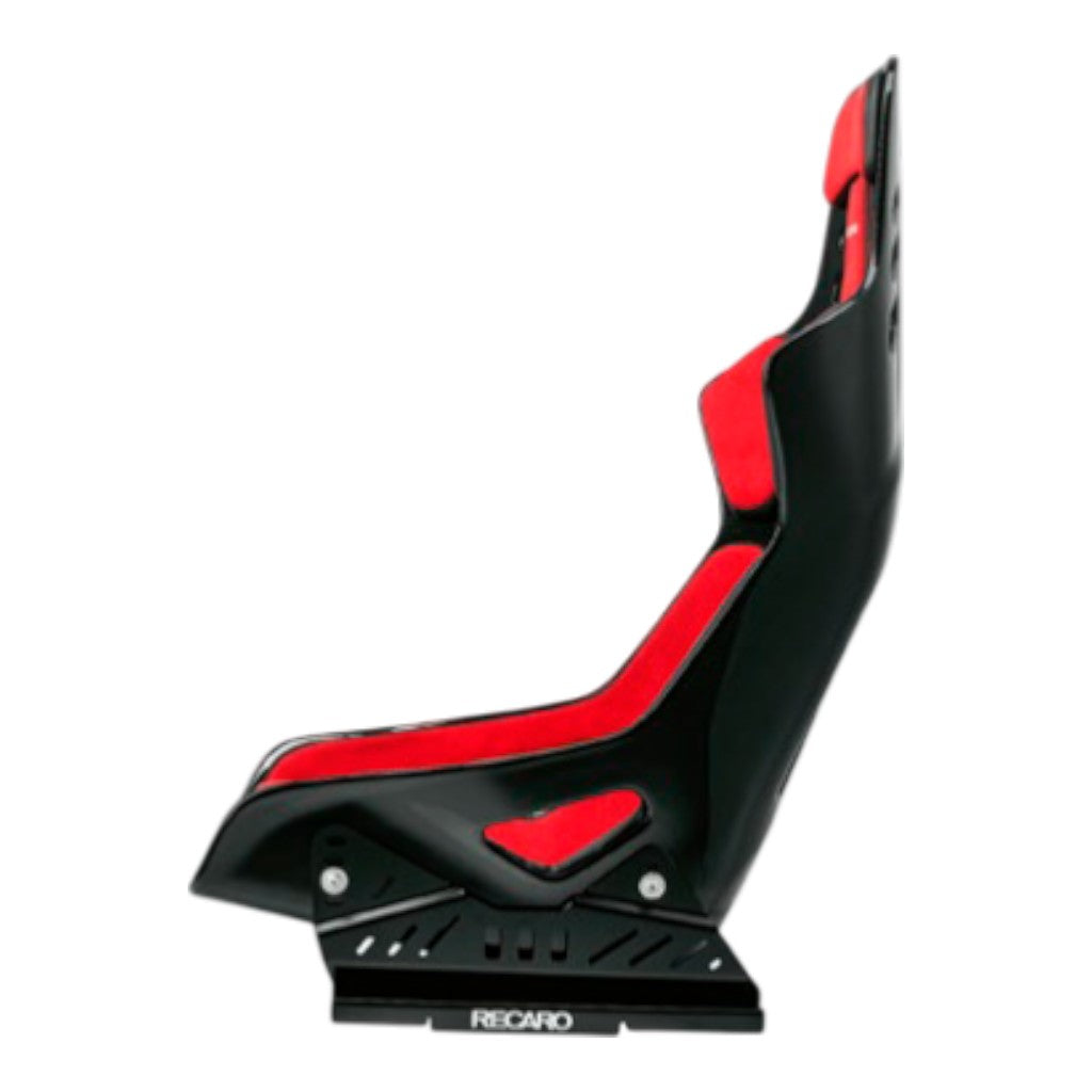 RECARO 076.01.2B23 Race Seat Podium GF Right Side (ABE / FIA 8855-1999),Red Alcantara / Black Leather, Size M Photo-3 