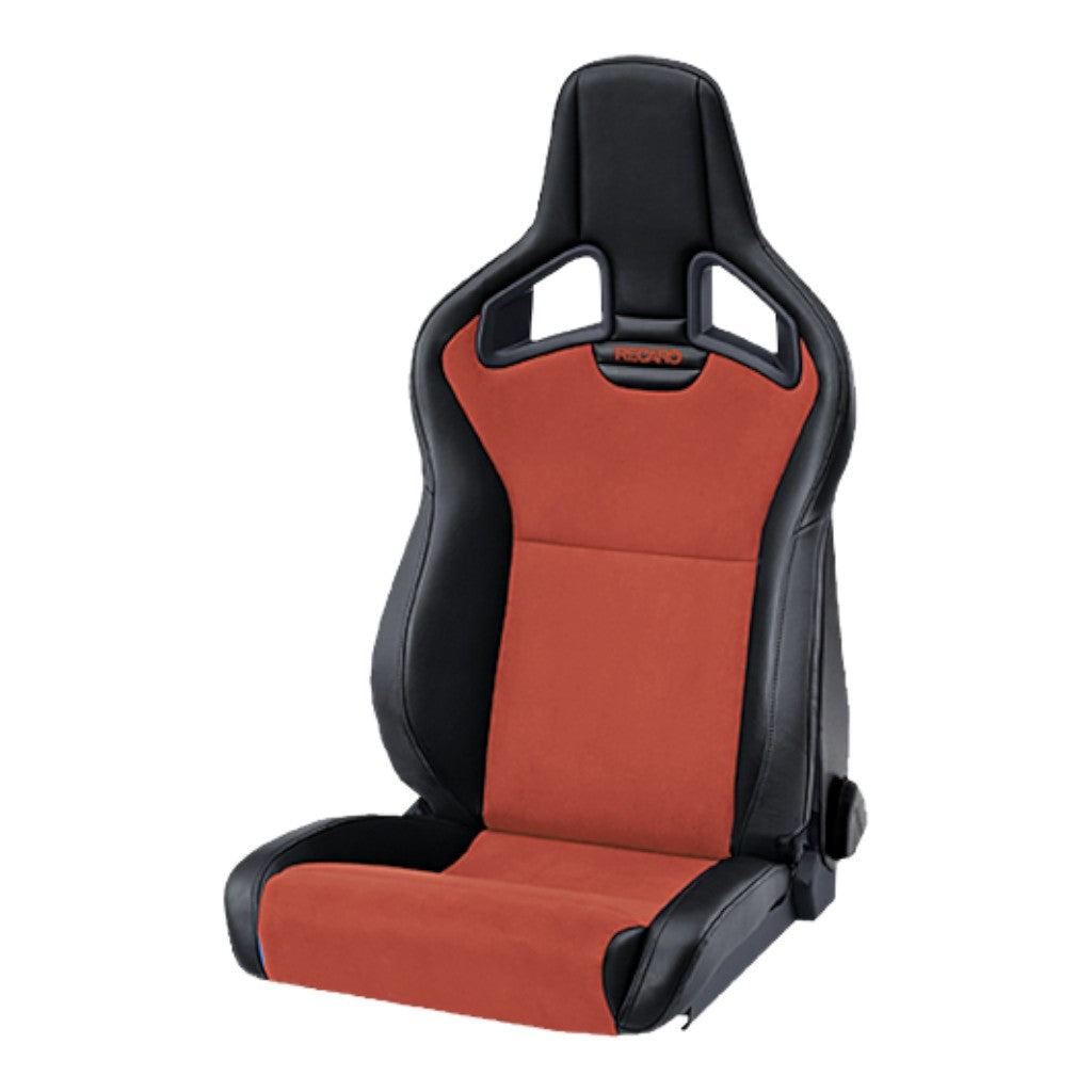 RECARO 414.10.2585 Right Heated Sport Seat Cross Sportster CS, Artificial Leather Black / Dinamica Red Photo-0 