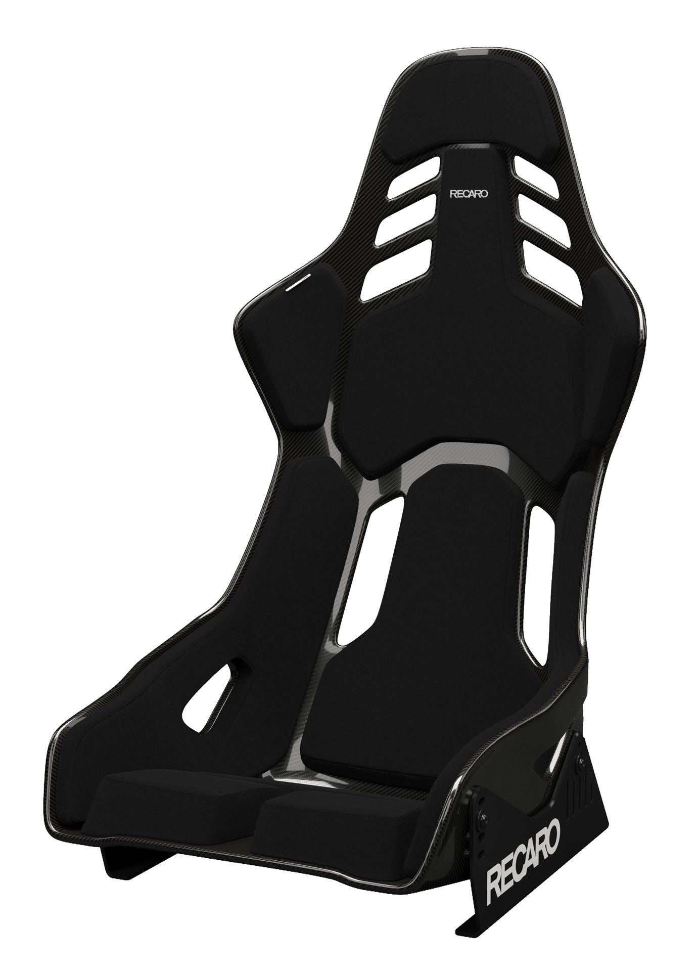 RECARO 078.32.2B21 Race Seat Podium CF Right Side (ABE / FIA 8855-1999) SAB Black Velour, Size L Photo-0 