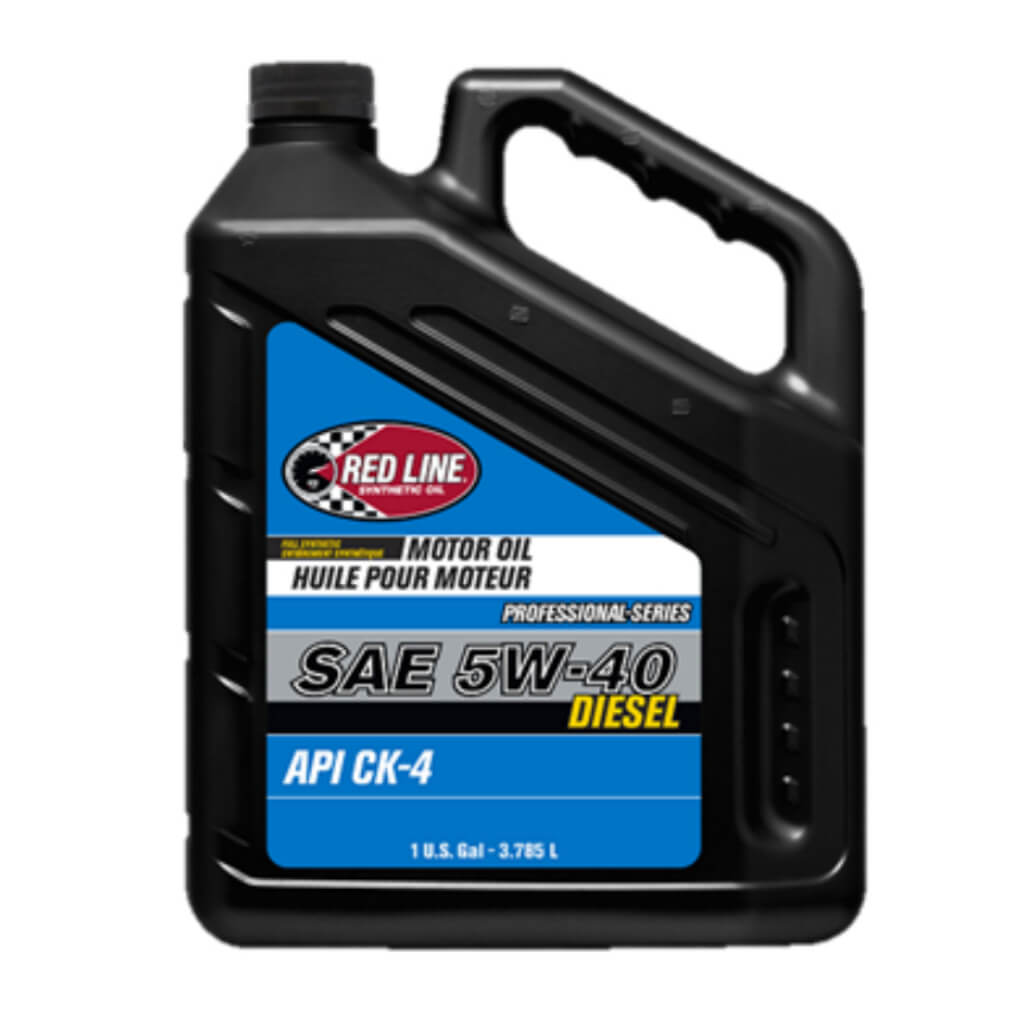 RED LINE OIL 12715 Professional Series Diesel Motor Oil 5W40 3.8 L (1 gal) Photo-0 