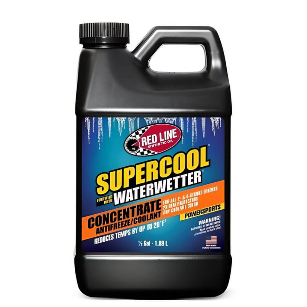 RED LINE OIL 81235 Powersports Сoolant SuperCool Concentrate 1.89 L (1/2 gal) Photo-0 