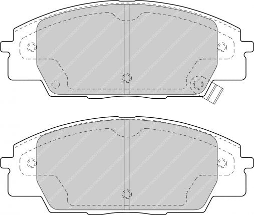 FERODO FDS1444 Brake pads front (SUMITOMO) HONDA Civic VIII 2.0 Type R Photo-0 