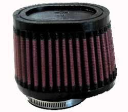 K&N RU-0981 UNIVERSAL Clamp-On Air Filter 2-1/8"FLG 4 X 3 TPR/OVL W/VENTURI Photo-0 