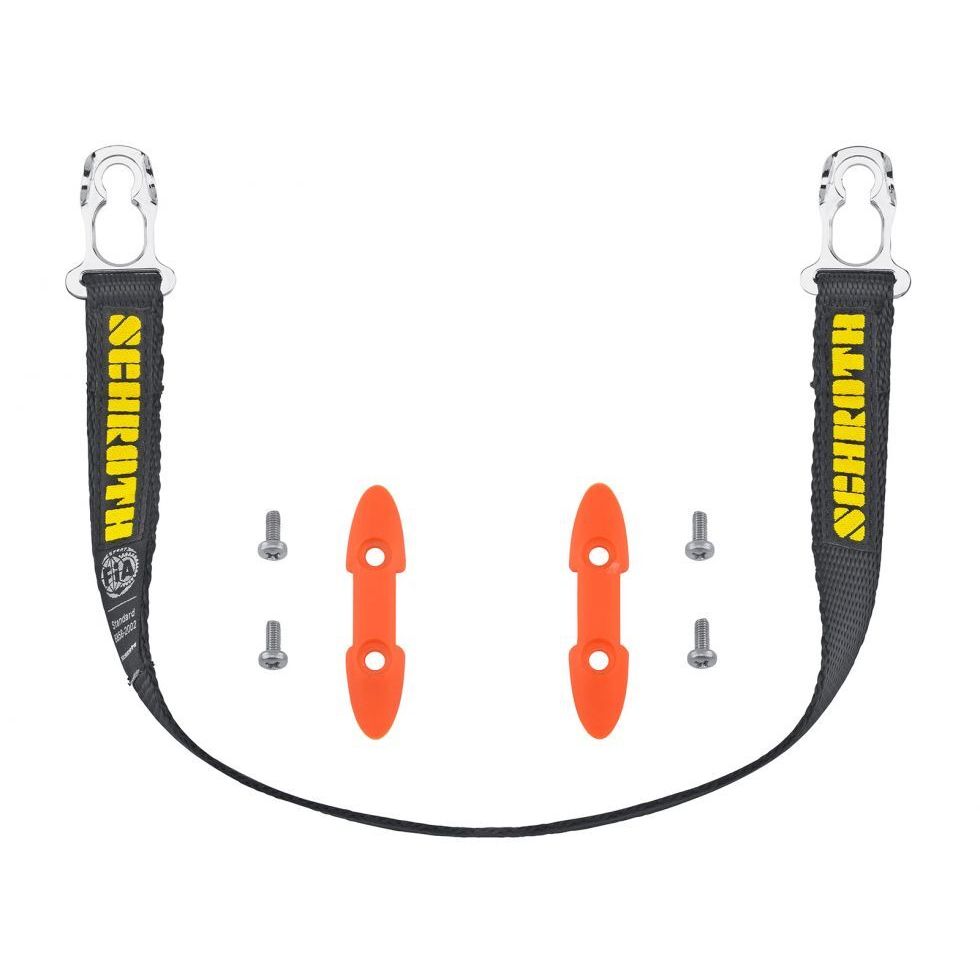 SCHROTH 00030-19 Sliding Tethers HANS (Length: 19“) With SCHROTH Logo Photo-0 