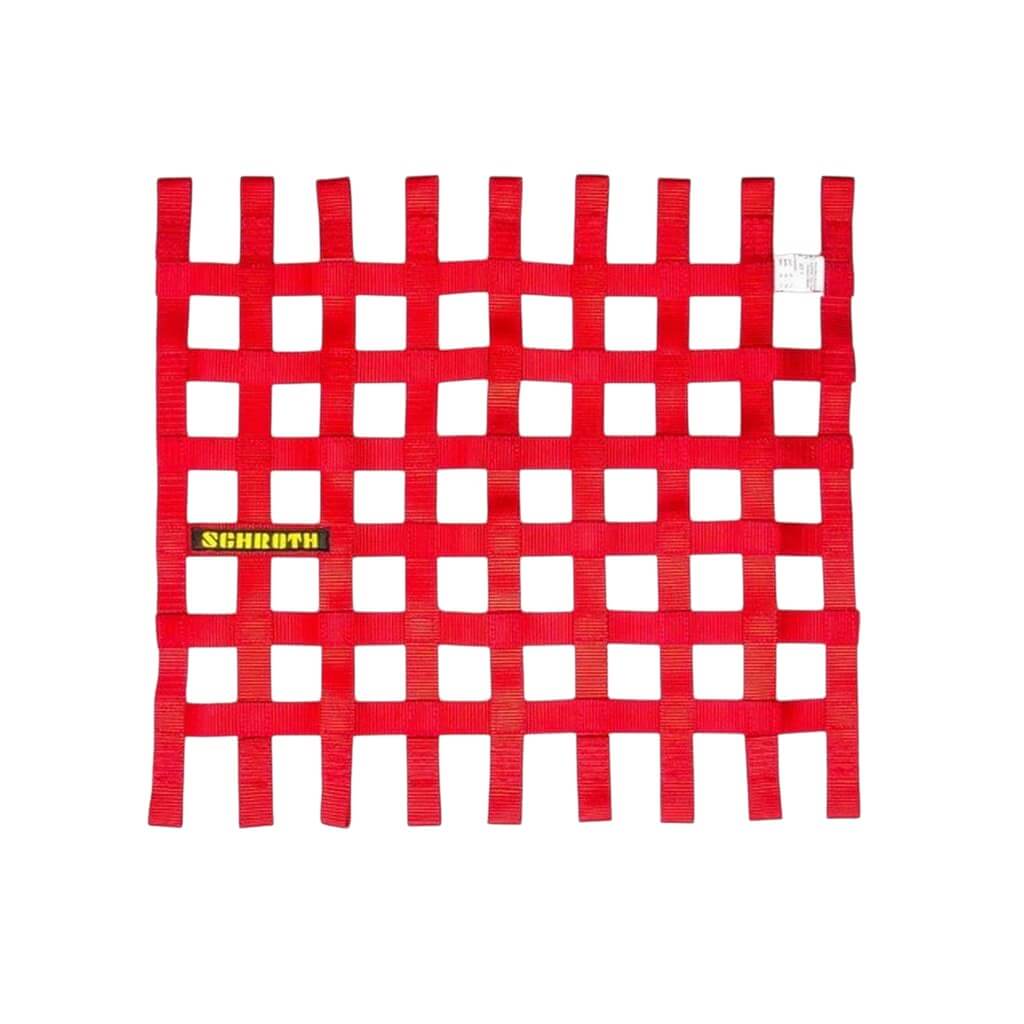SCHROTH 09055-2 Window Net 525 x 467mm SFI/FIA, Red Photo-0 
