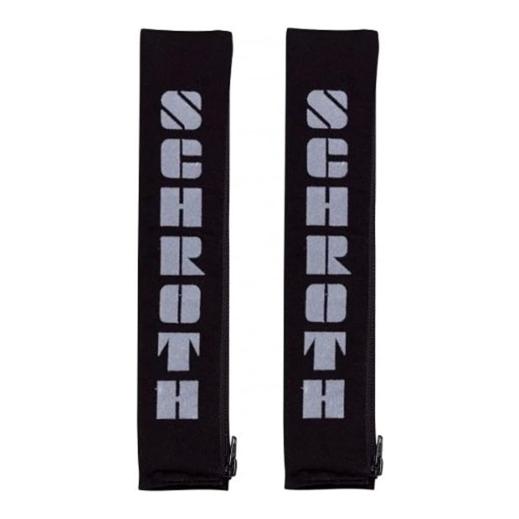 SCHROTH 09109 Shoulder Pads 50mm, Black/Gray Logo Photo-0 