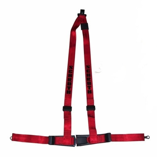 SCHROTH 11512 Seat Belt Asm-autocontrol 2 3-point 50 mm (2“) Right, ECE, Red Photo-0 