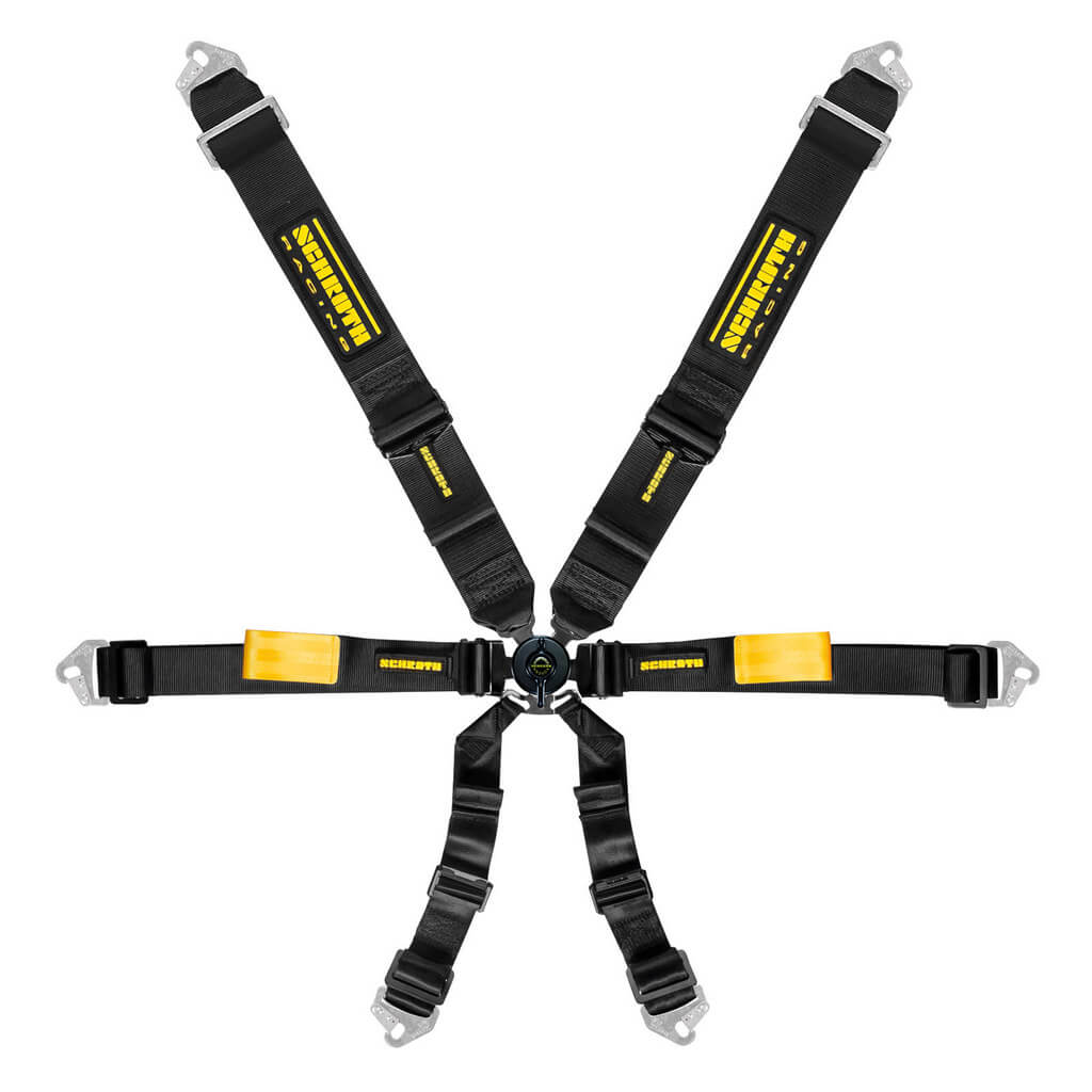 SCHROTH 94500-0 Seat Belt Enduro 6-point 3x2, FIA 8853-2016, Black for BMW M2 (G87) / M3 (G80) / M4 (G82) Photo-0 