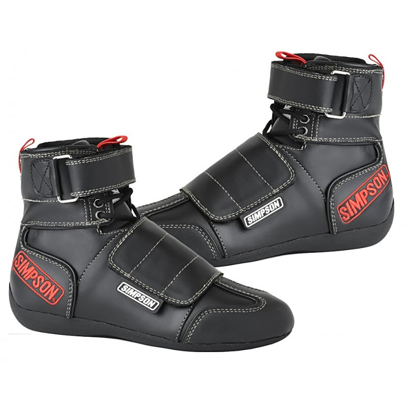 SIMPSON RT650BK RT-20 Drag racing shoes, SFI 3.2A/20, black, size 39 EU/6.5 US Photo-0 