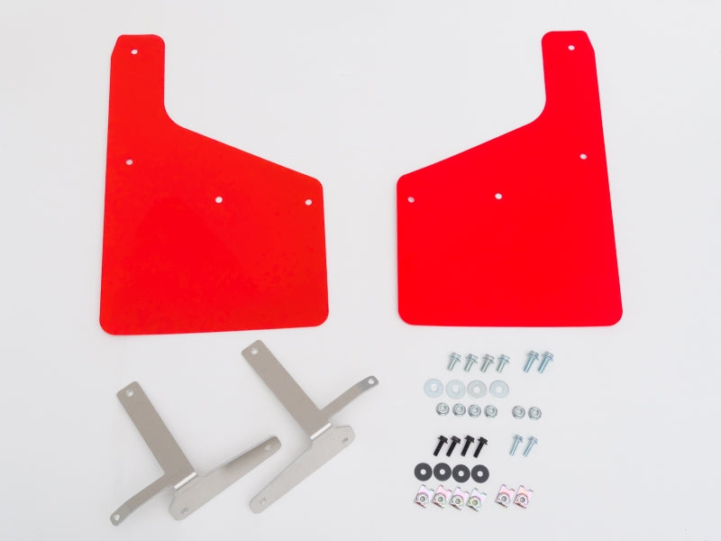 CUSCO 1C5 851 RR Mud Flaps Rear (red) for TOYOTA RAIZE (A200A) 2019- Photo-0 