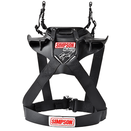 Simpson HS.XSM.11.PA.FIA Neck Restraint Hybrid Sport X-SMALL Adjustable sliding tether Post anchor compatible Photo-1 