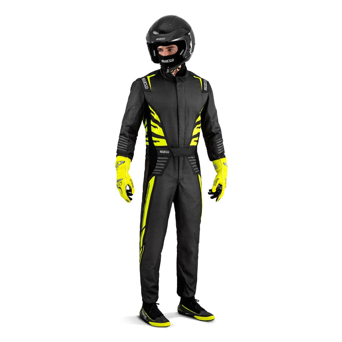 SPARCO 001103054GSGF Racing suit Infinity 5.0 grey / yellow fluo 54 Photo-0 