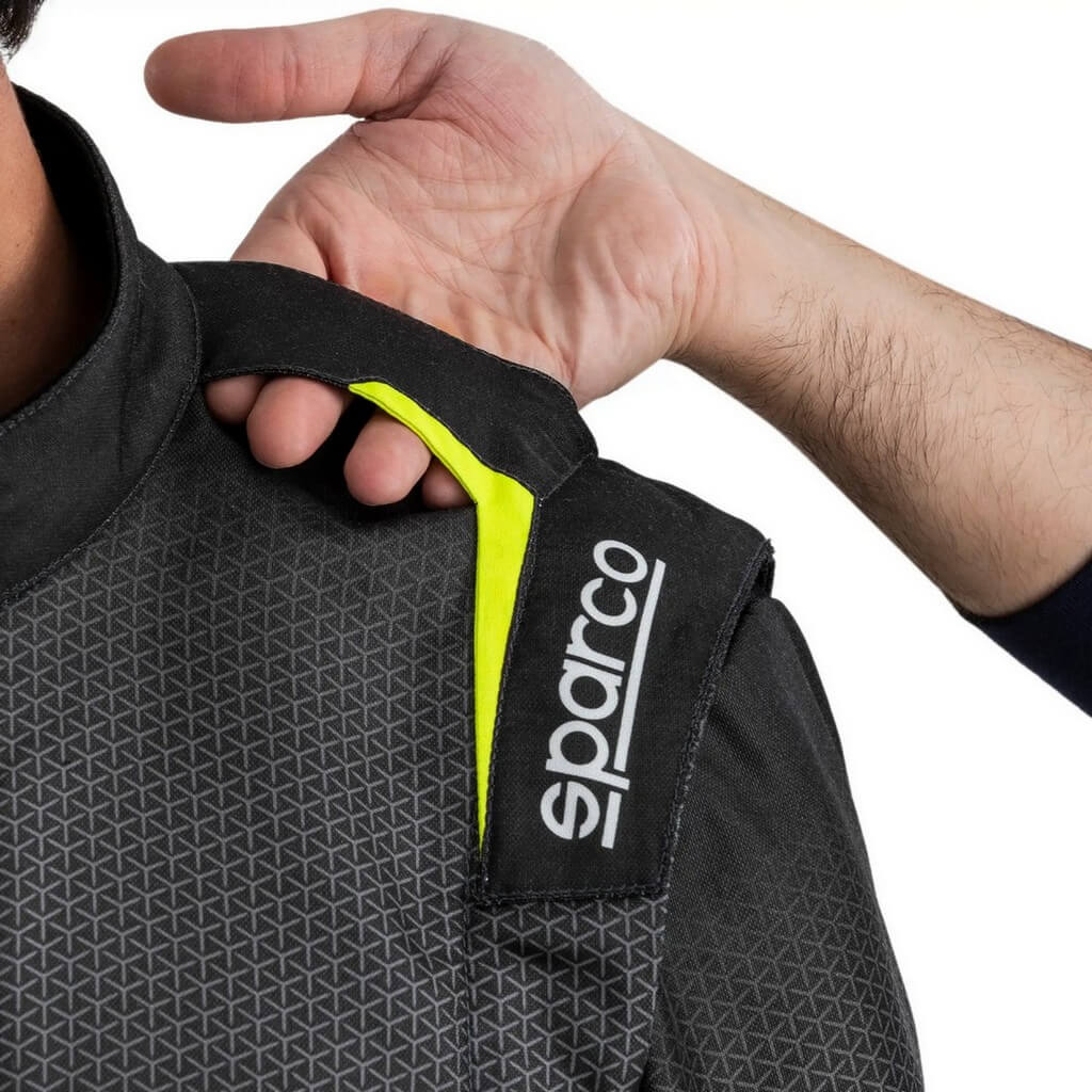 SPARCO 001103060GSGF Racing suit Infinity 5.0 grey / yellow fluo 60 Photo-2 