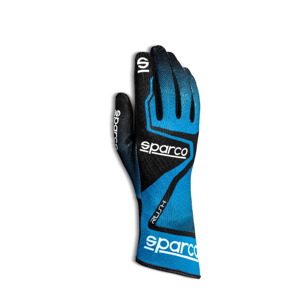 SPARCO 00255609AZNR Kart gloves RUSH, light blue/black, size 9 Photo-0 