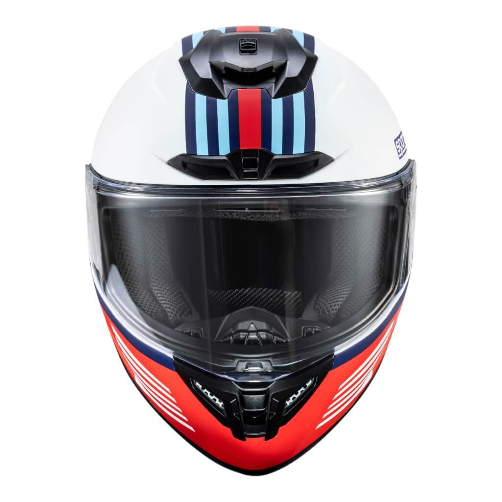 SPARCO 003378MRBI5XXL Full-Face Racing Helmet X-Pro ECE06 MR, White, Size 2XL Photo-1 