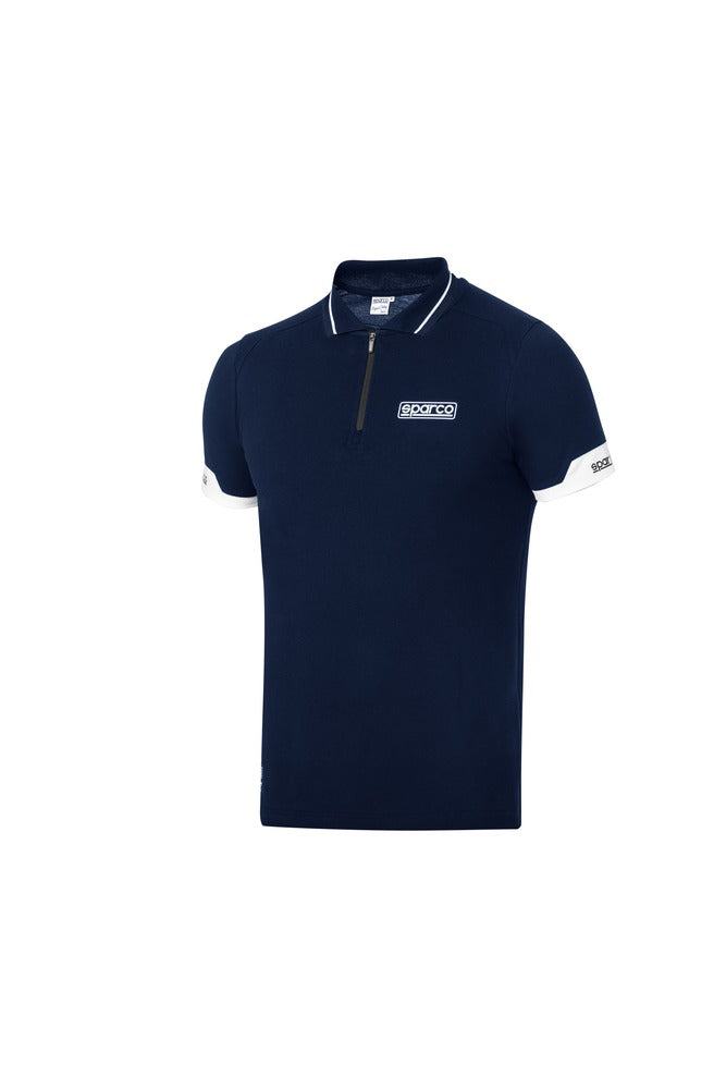 SPARCO 013036BM3L Polo zip navy blue L Photo-0 