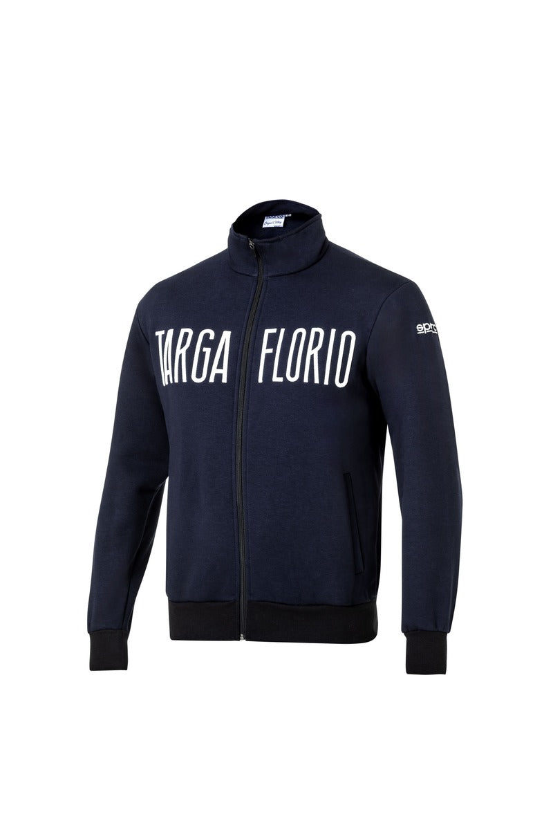 SPARCO 013042TFBM0XS Full zip sweatshirt TARGA FLORIO #F2 navy blue XS Photo-0 