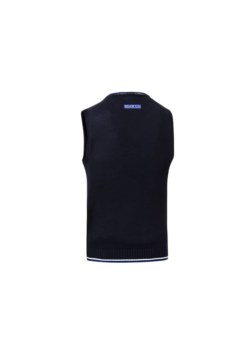 SPARCO 013052BM6XXX Knitted cotton vest navy blue 3XL Photo-1 