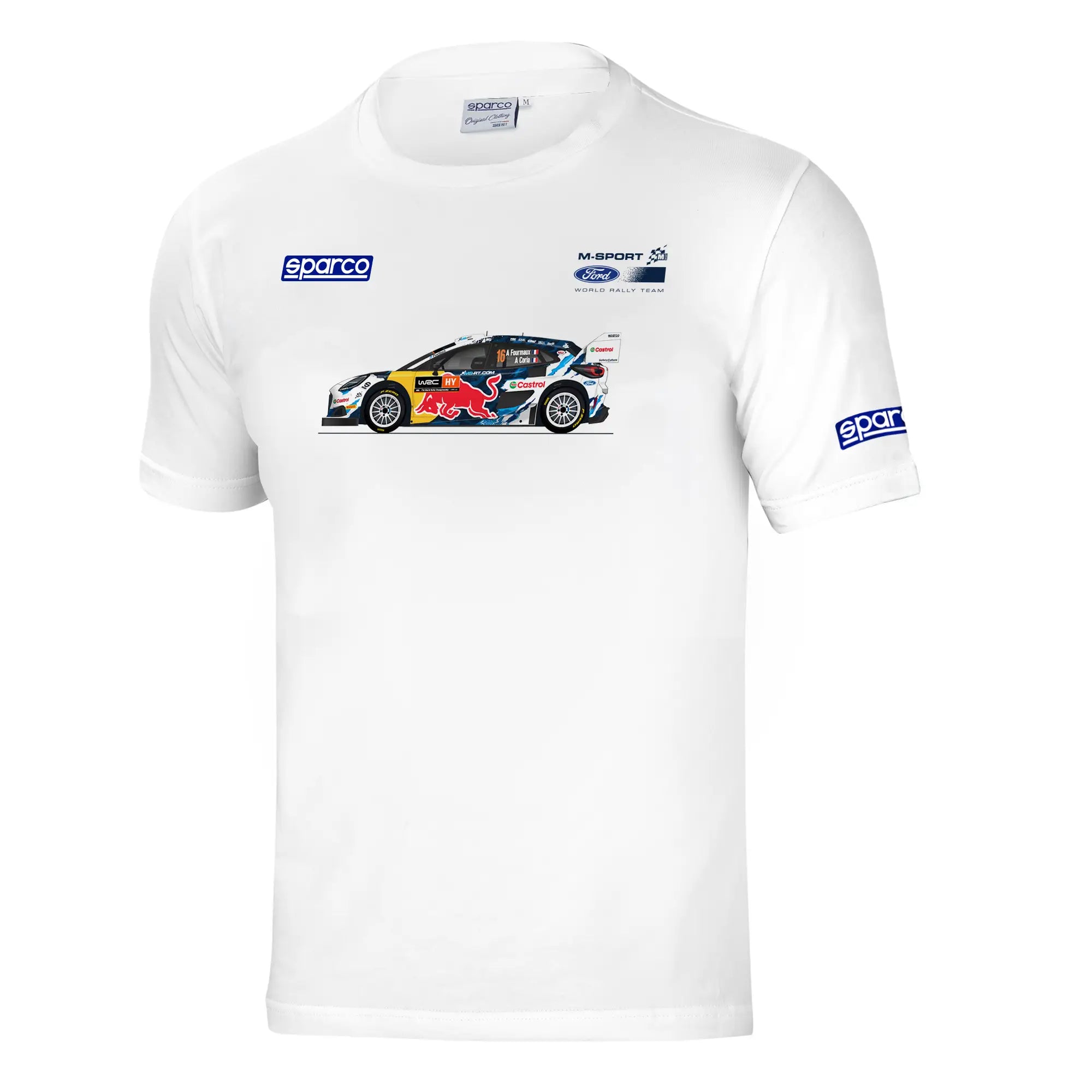 SPARCO 013059MSBI0XS T-shirt M-sport WRC Sparco White XS Photo-0 