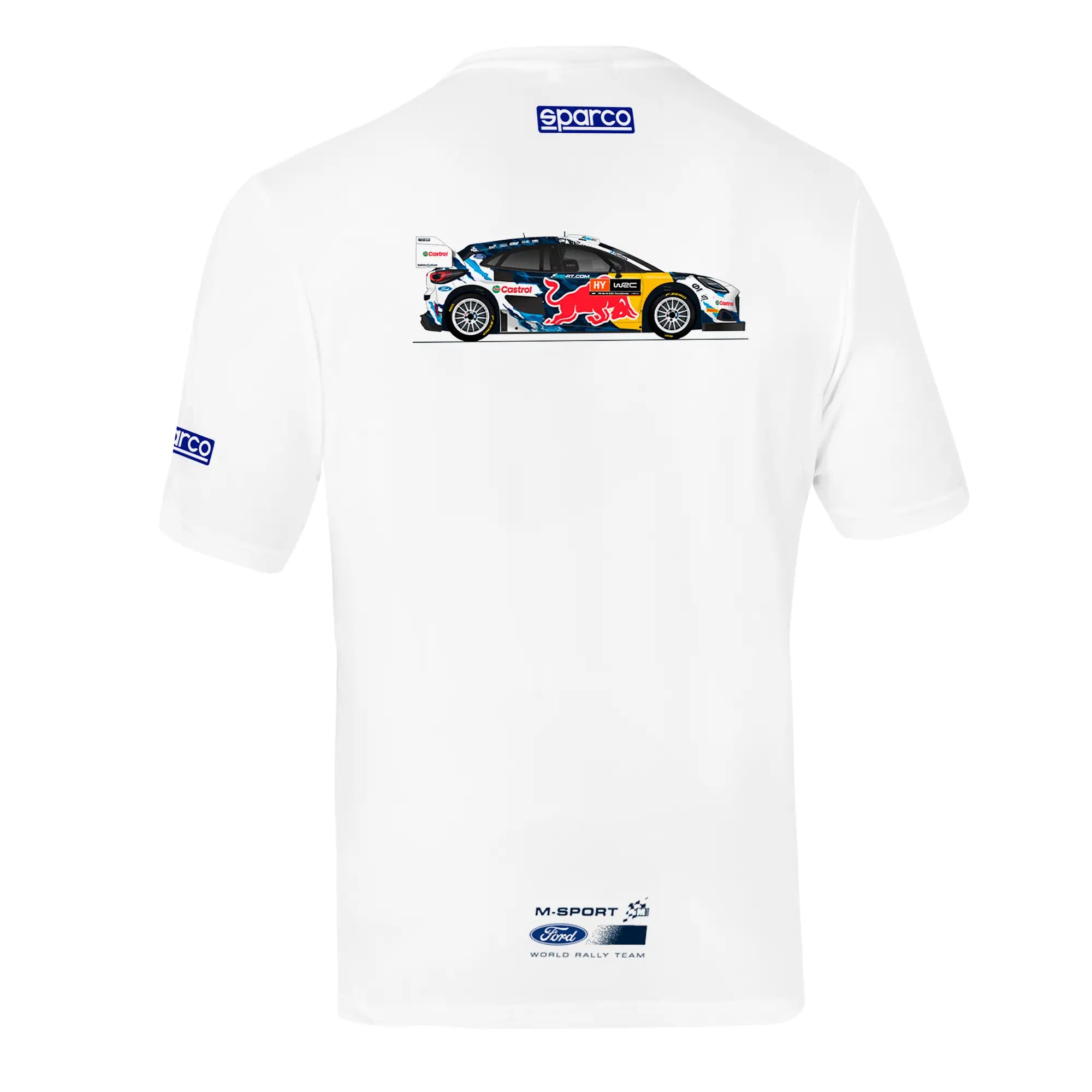 SPARCO 013059MSBI3L T-shirt M-sport WRC Sparco White L Photo-1 