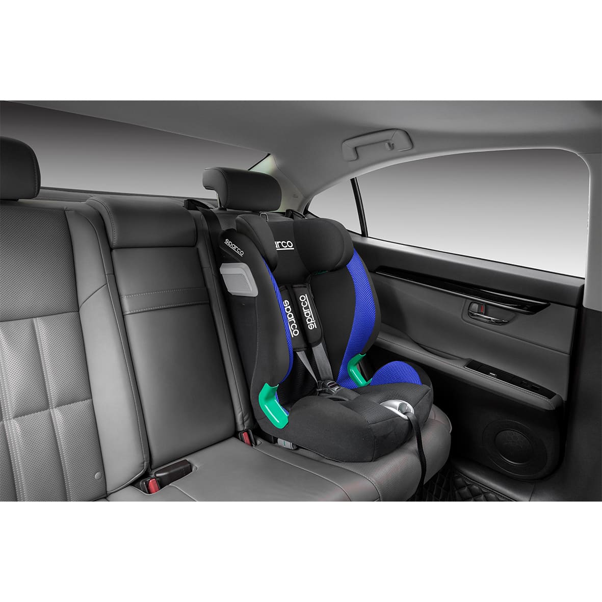 SPARCO 01927KIAZ SK5000I CHILD SEAT (ECE R129/03 - 76-150cm) blue Photo-3 