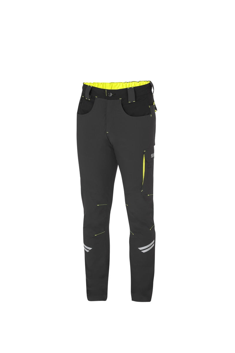 SPARCO 02425GSGF0XS Mechanic's tech light trousers TW grey/yellow XS Photo-0 