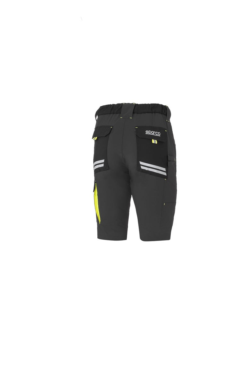 SPARCO 02428GSGF3L Mechanic's tech light shorts TW grey/yellow L Photo-1 