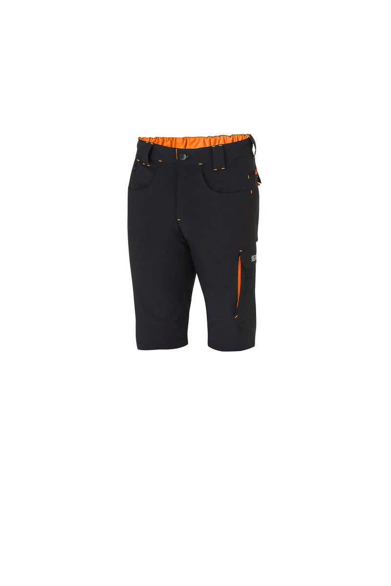 SPARCO 02428NRAF2M Mechanic's tech light shorts TW black/orange M Photo-0 