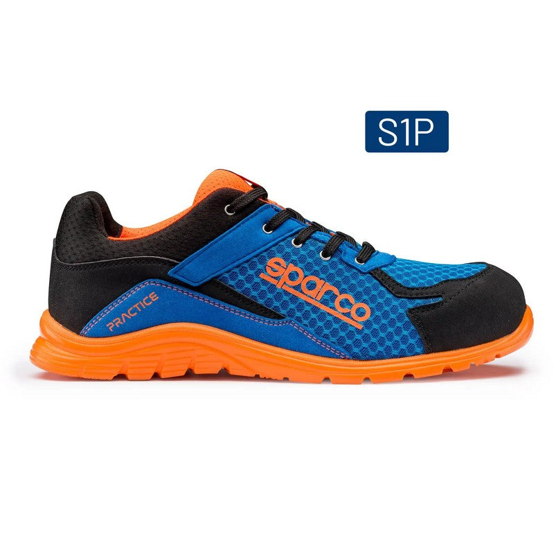 SPARCO 0751739AZAF Shoes Practice Niki light blue/orange fluo 39 Photo-0 