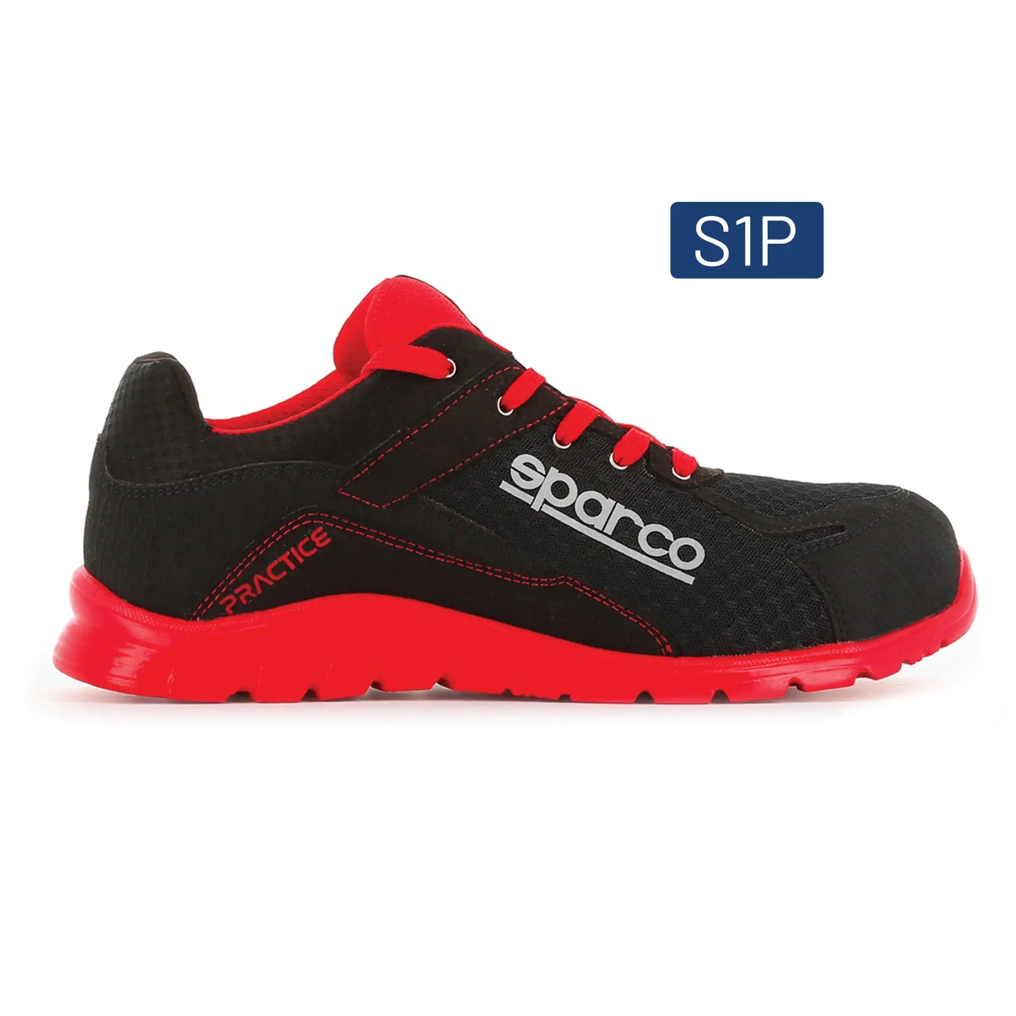 SPARCO 0751737NRRS Shoes Practice Jacques Black/Red 37 Photo-0 