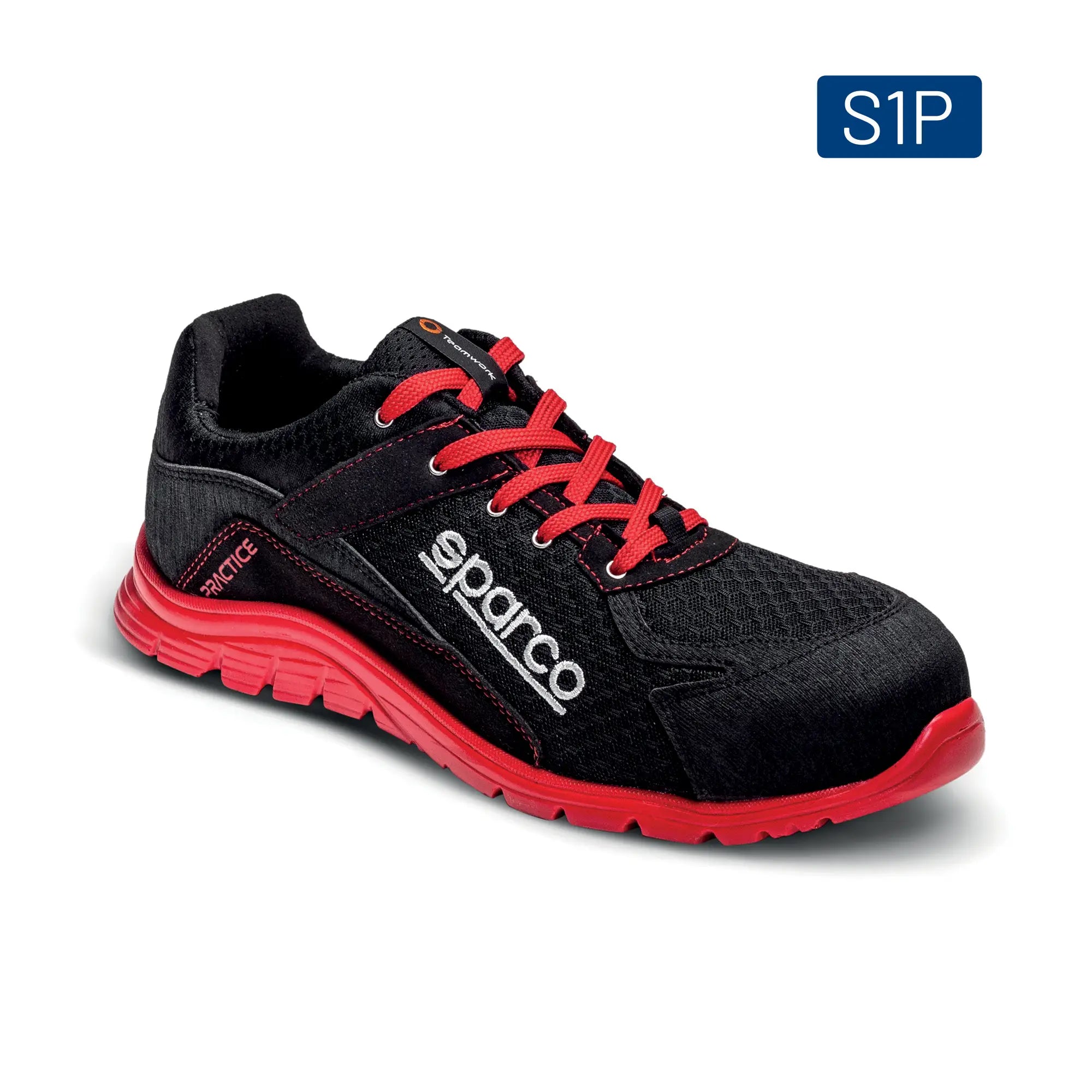 SPARCO 0751738NRRS Shoes Practice Jacques Black/Red 38 Photo-1 