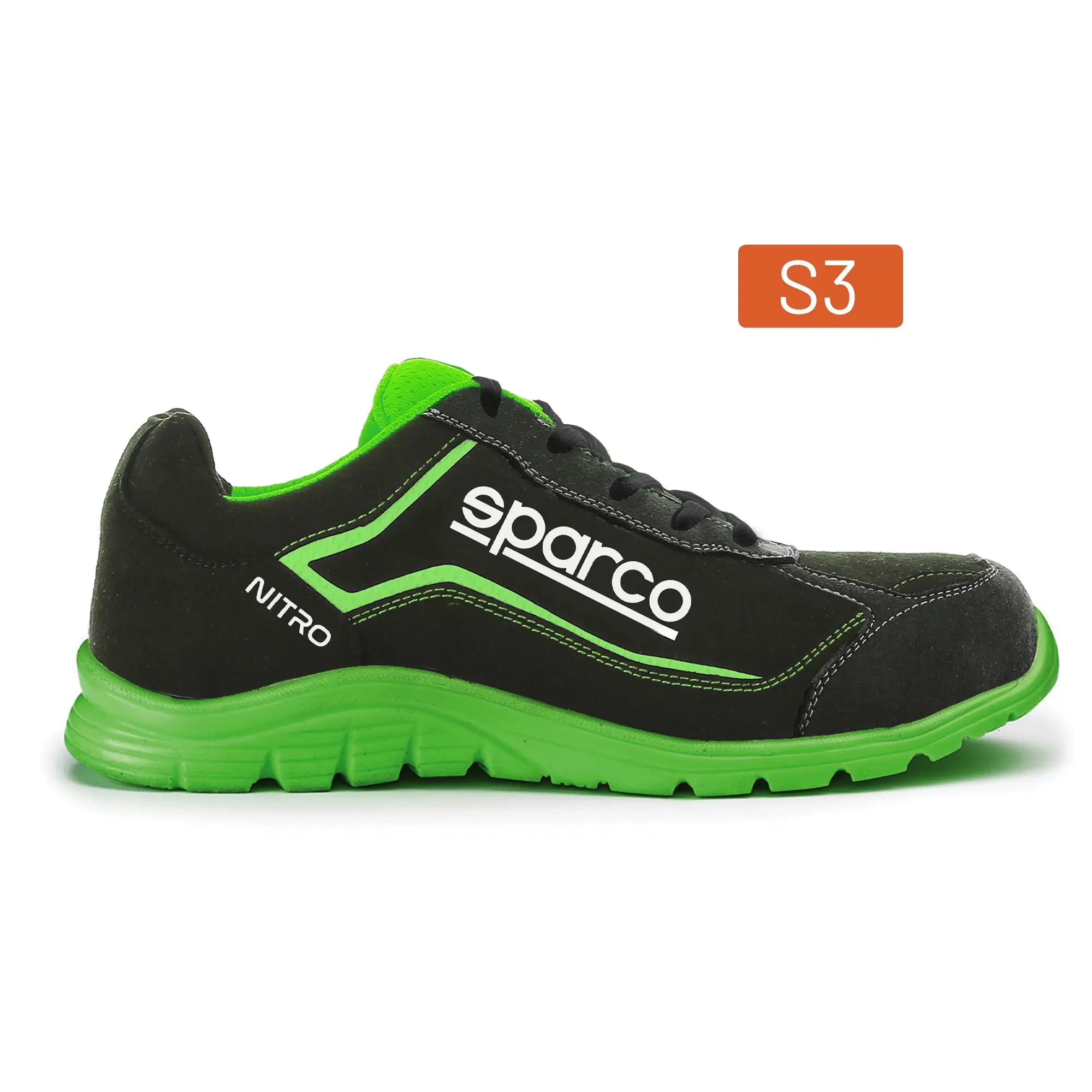 SPARCO 0752236NRVF Shoes Nitro Ott S3 Black/Green fluo 36 Photo-0 